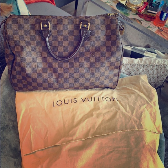 Louis Vuitton Handbags - 100% Authentic LV Speedy 35 Damier Ebene
